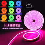 Tira Luz Led Neon Rgb 5 Metros Bluetooth